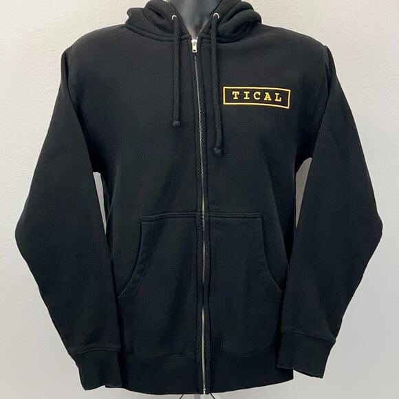 Tical Method Man Dead Eye Hoodie Hooded Sweatshirt Wu-Tang Clan Black S Small - Picture 2 of 8